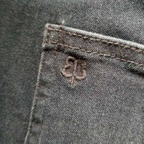 Betabrand Jeans Womens XS Blue Pull On Cropped Stretch Denim Jegging - Picture 11 of 11